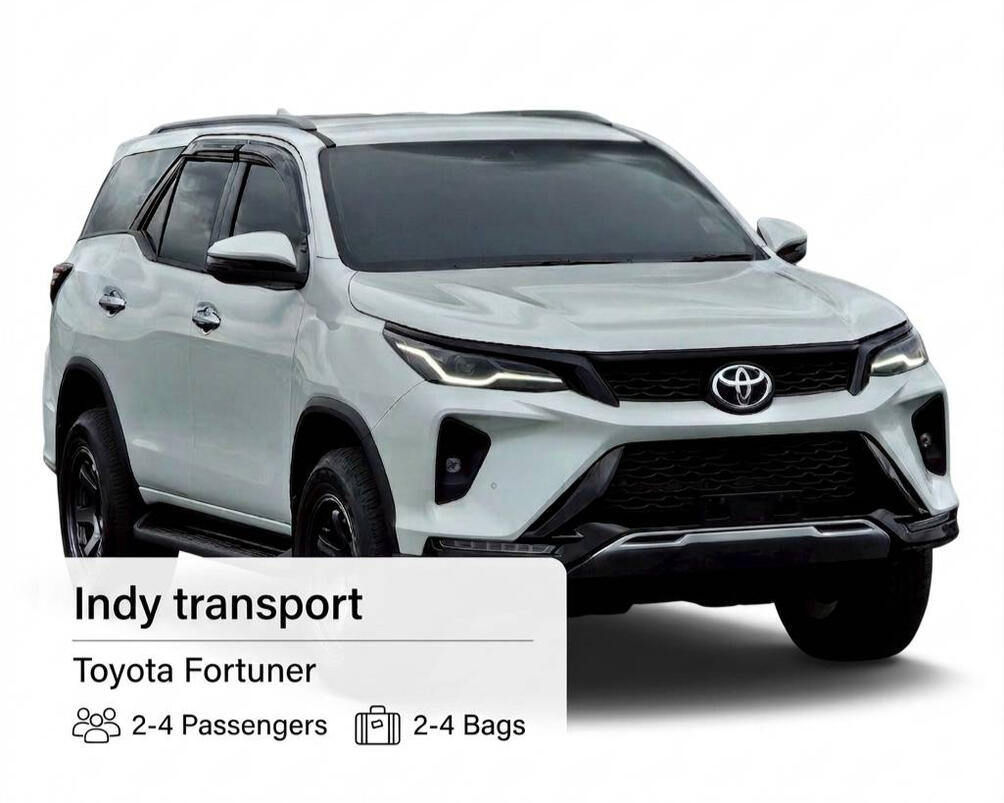 Toyota Fortuner Premium SUV | Bangkok & Airport to Pattaya: 1,500 - 1,600 THB Toyota Fortuner Premium SUV | Bangkok & Airport to Pattaya: 1,500 - 1,600 THB