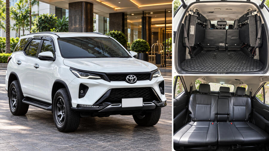 Toyota Fortuner SUV private driver Thailand